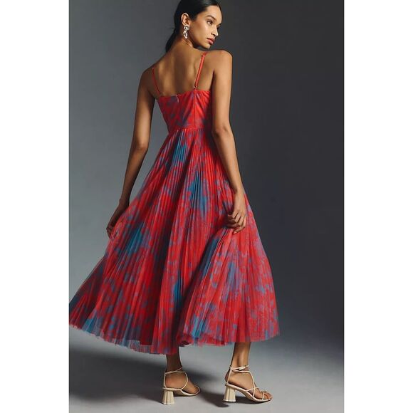 ‼️NOT FOR SALE‼️ Anthropologie Hutch Pleated Sweetheart Dress - Picture 5 of 8